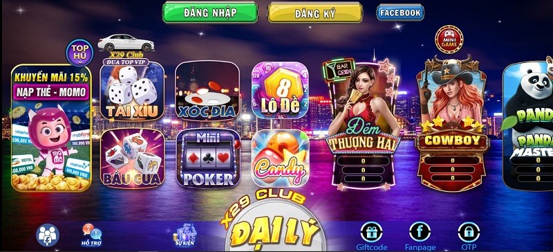 Đa dạng dòng game đổi thưởng và tỷ lệ thắng cao tại X29 Club